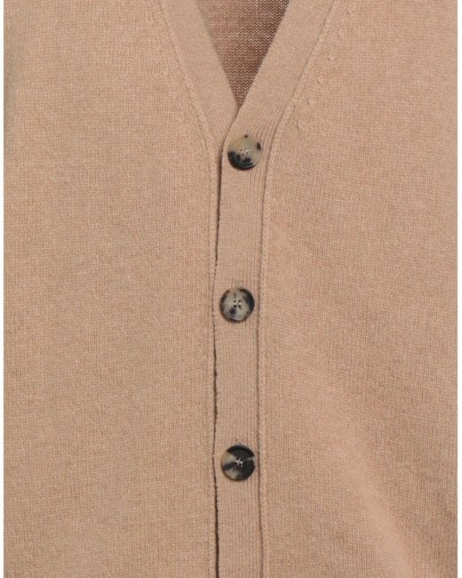 Amaranto Brown Cardigan Wool, Cashmere for men