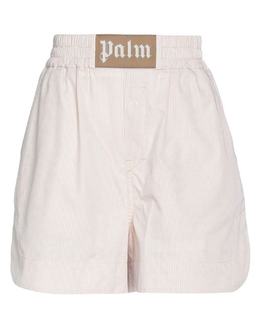 Palm Angels White Shorts & Bermuda Shorts
