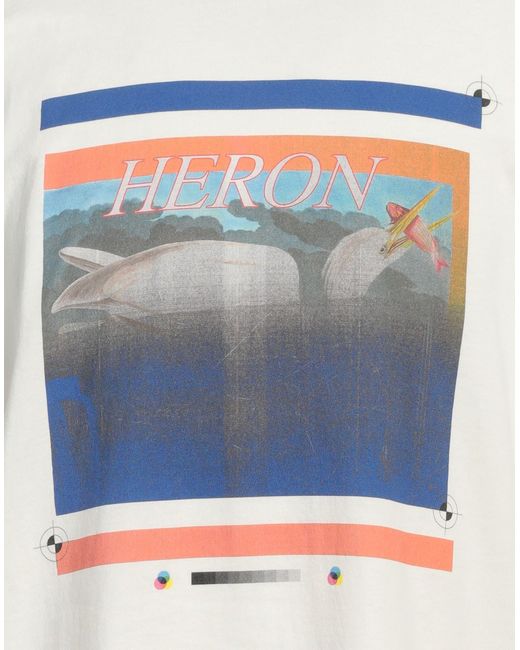 Camiseta Heron Preston de hombre de color White