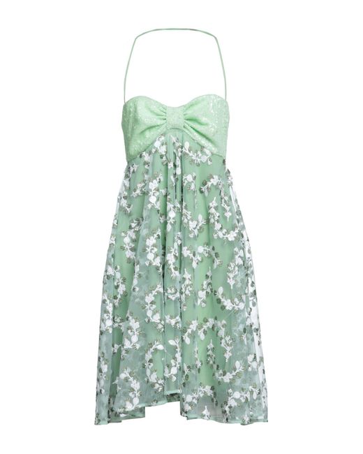be Blumarine Green Mini Dress