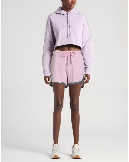 Pinko Pink Denim Shorts & Bermuda Shorts Cotton