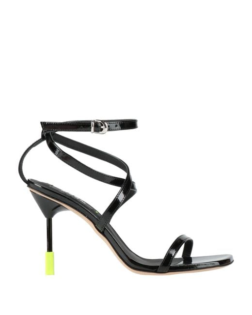 MSGM Black Sandale