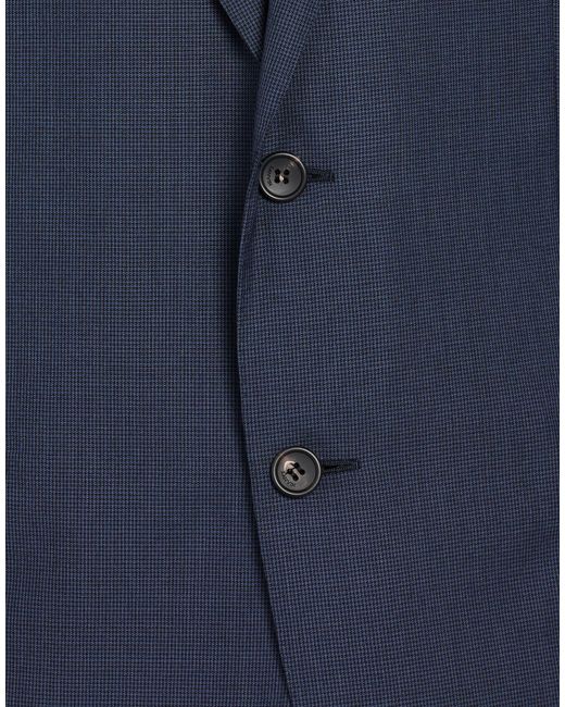 Lanvin Blue Suit Virgin Wool for men
