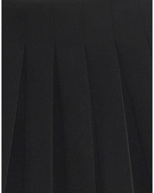 ERMANNO FIRENZE Black Shorts & Bermuda Shorts Polyester, Elastane