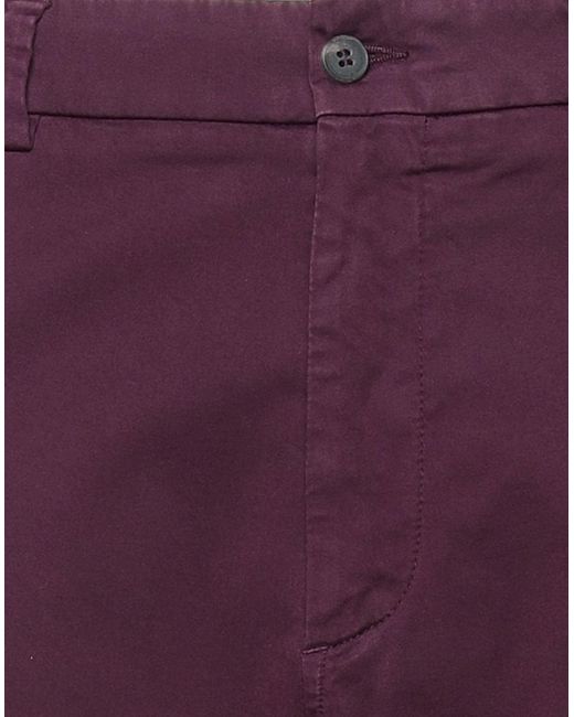 Missoni Cotton Pants in Deep Purple 