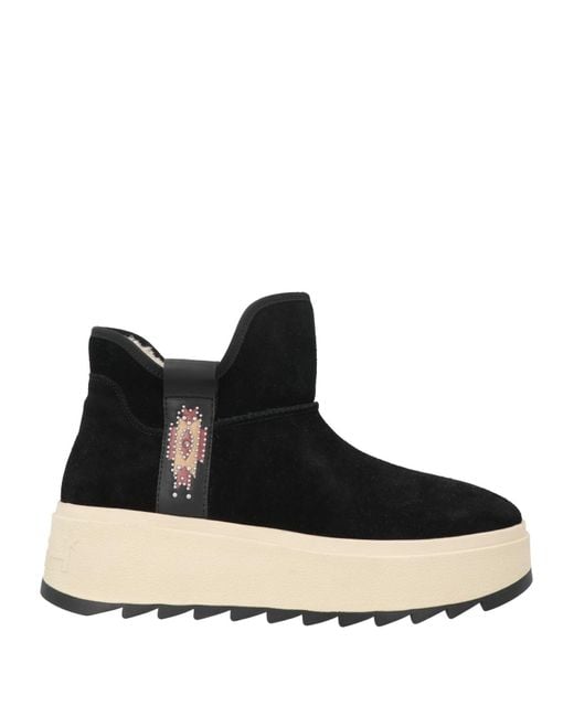 Ash Black Ankle Boots