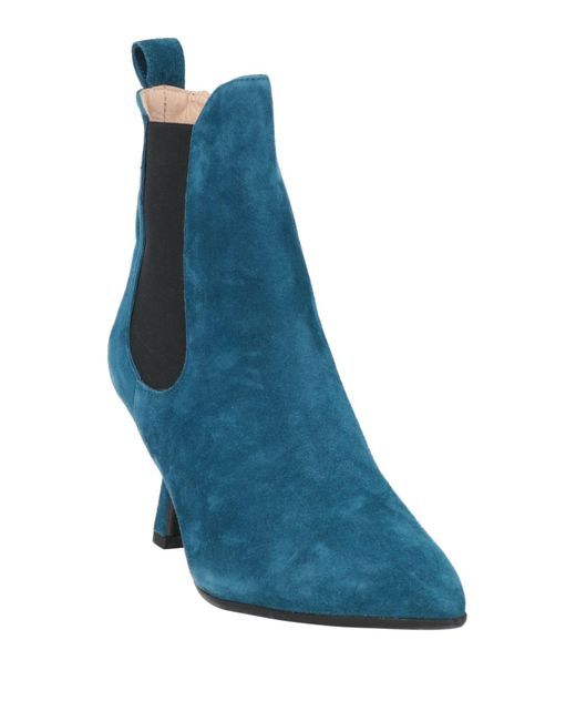 Chiarini Bologna Blue Ankle Boots