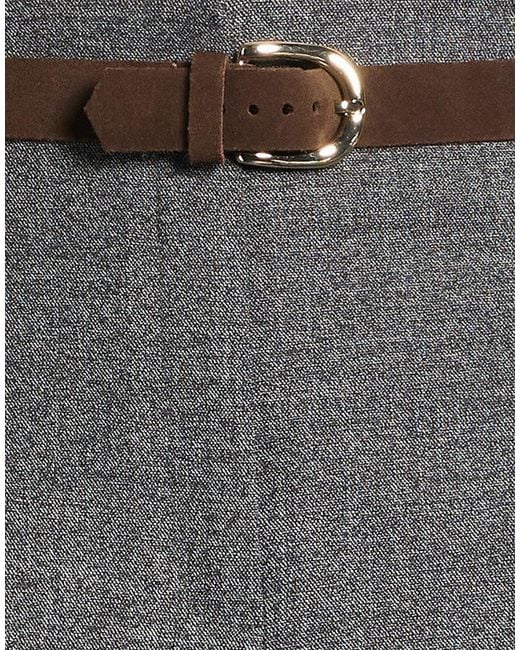 Sandro Gray Shorts & Bermuda Shorts Polyester, Wool, Viscose, Elastane