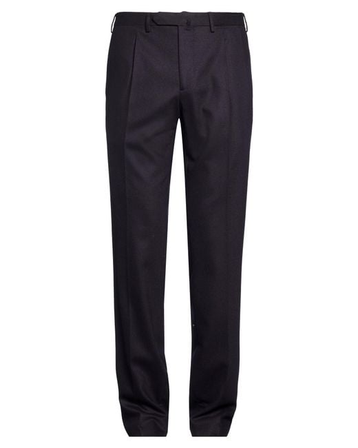 Santaniello Blue Midnight Pants Wool, Elastane for men