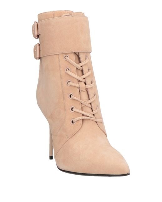 Balmain Natural Ankle Boots