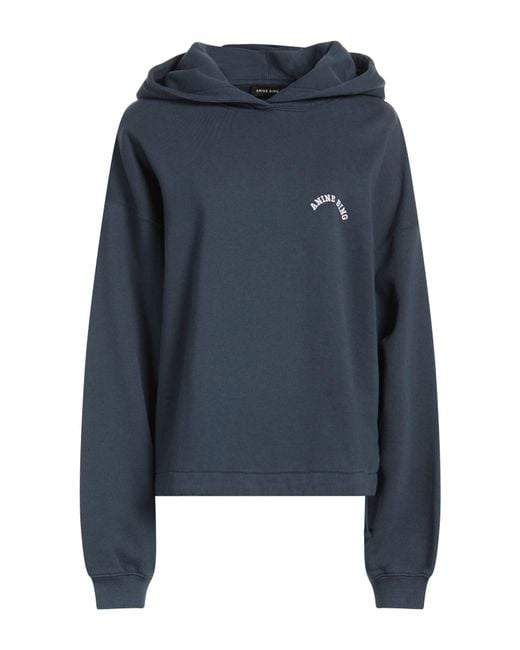 Anine Bing Blue Sweatshirt Cotton