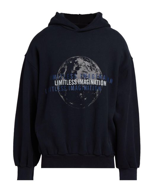 Emporio Armani Blue Sweatshirt Cotton for men