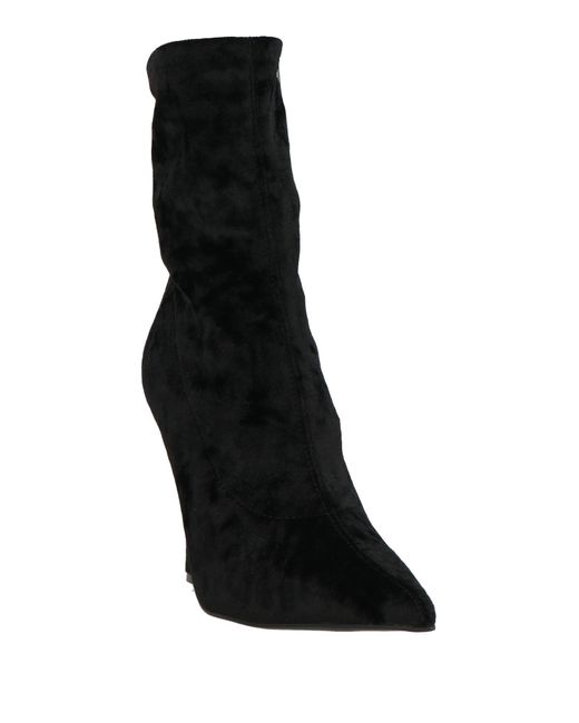Steve Madden Black Ankle Boots