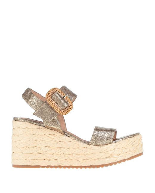 Espadrillas di Emanuélle Vee in Natural
