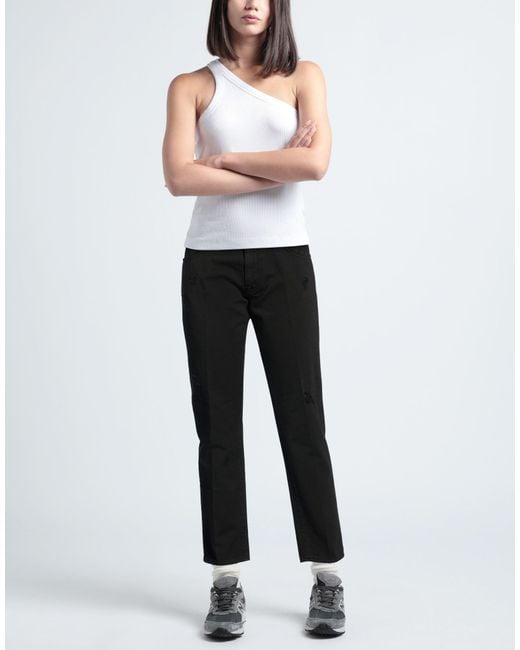 People Black Pants Cotton