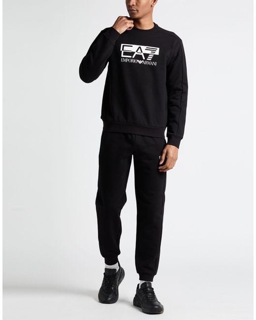 EA7 Black Tracksuits for men