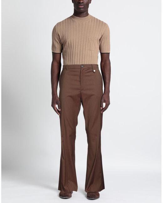 Egonlab Brown Pants for men