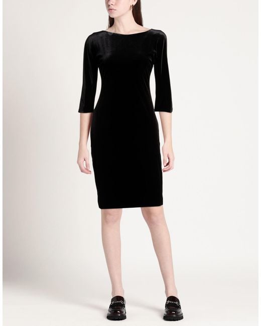 NINA 14.7 Black Mini Dress Polyester, Elastane