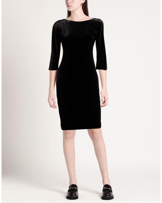 NINA 14.7 Black Mini Dress Polyester, Elastane