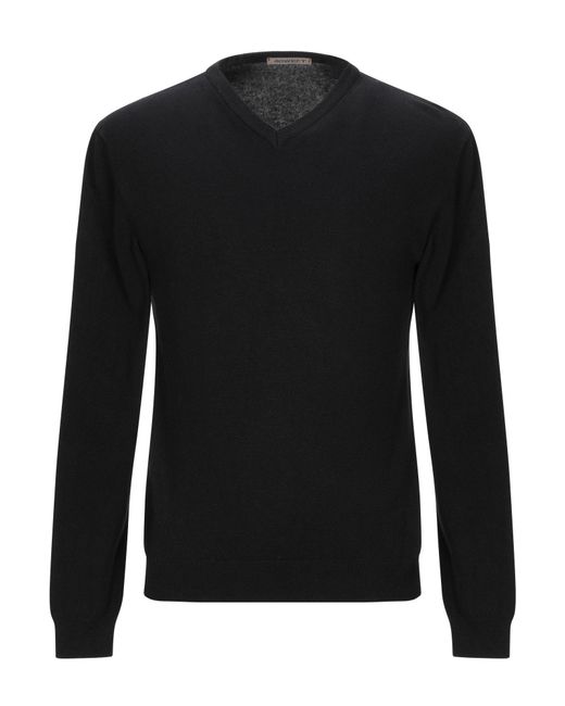 40weft Black Jumper for men