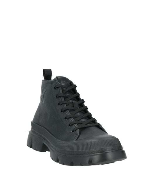 Karl Lagerfeld Black Ankle Boots for men