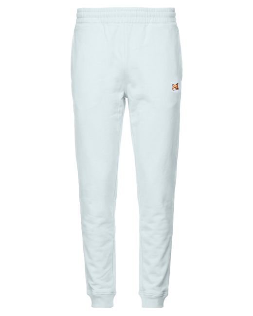 Maison Kitsuné Blue Pants Cotton for men