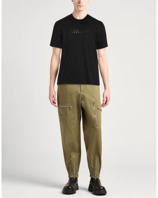 Lanvin Black T-Shirt for men
