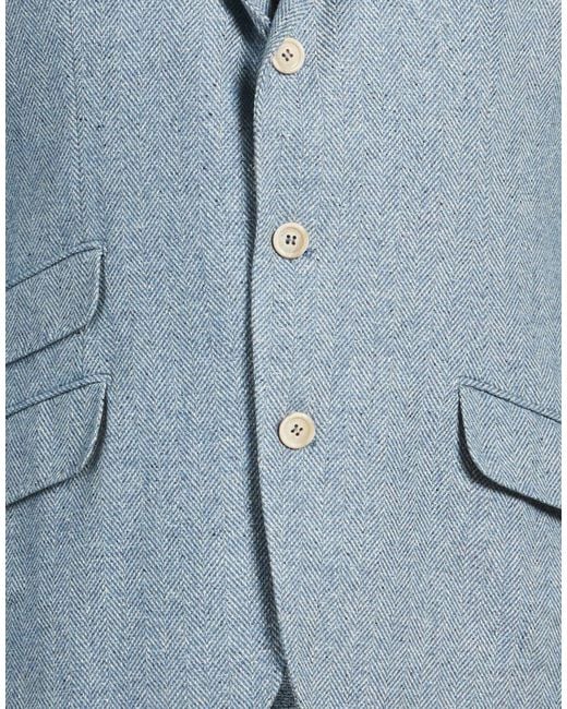 Brunello Cucinelli Blue Blazer for men