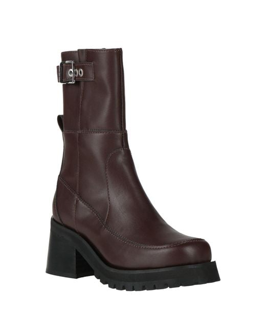 Ganni Brown Ankle Boots