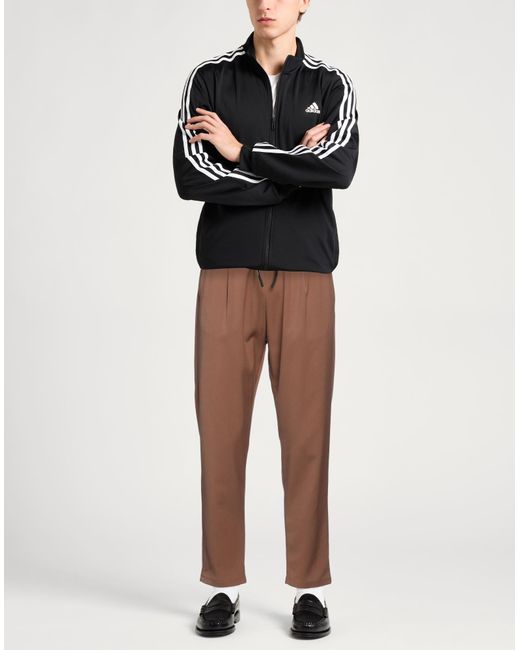 Imperial Brown Pants Polyester, Viscose, Elastane for men