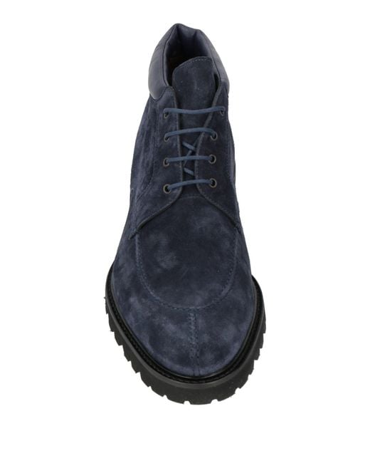 Fratelli Blue Ankle Boots Leather for men