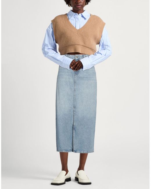 Jupe en jean Karl Lagerfeld en coloris Blue