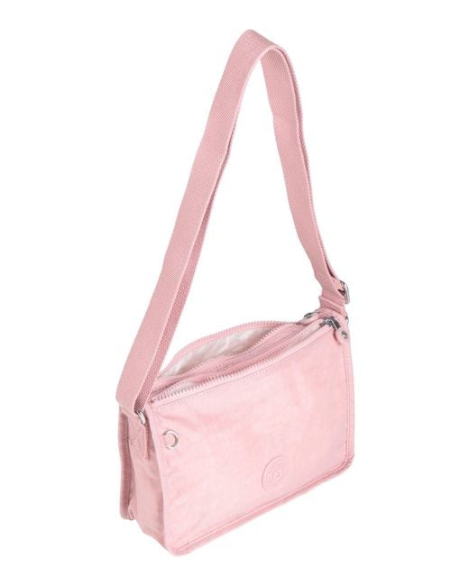Kipling Pink Shoulder Bag Polyamide
