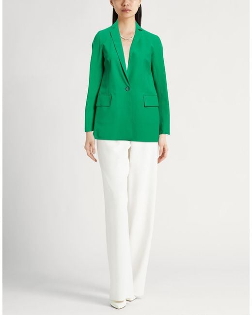 Herno Green Blazer Polyamide, Elastane