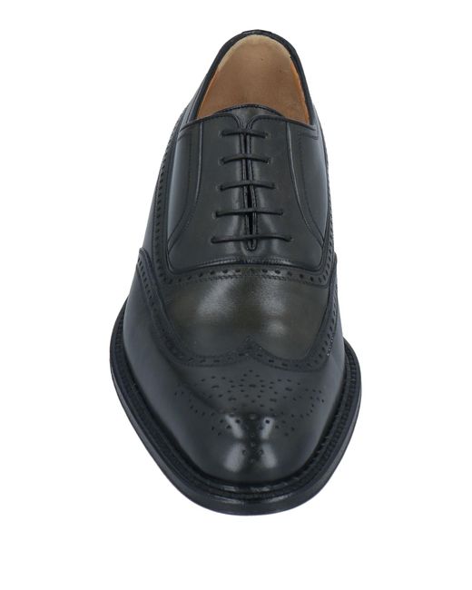 Zapatos de cordones A.Testoni de hombre de color Black
