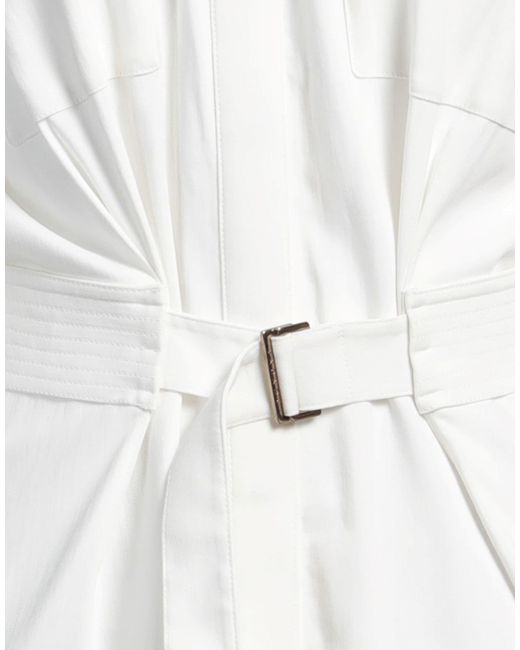 Agnona White Mini Dress