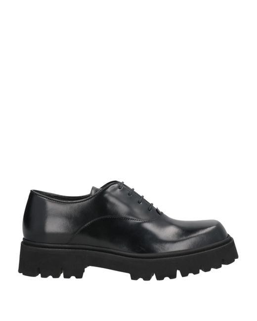 Emporio Armani Black Lace-up Shoes for men