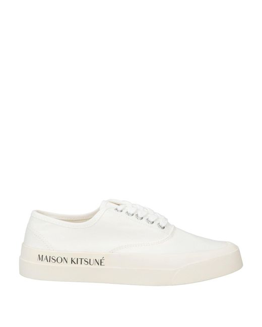 Sneakers di Maison Kitsuné in White