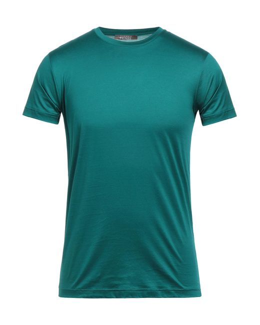 Andrea Fenzi Green Emerald T-Shirt Cotton for men