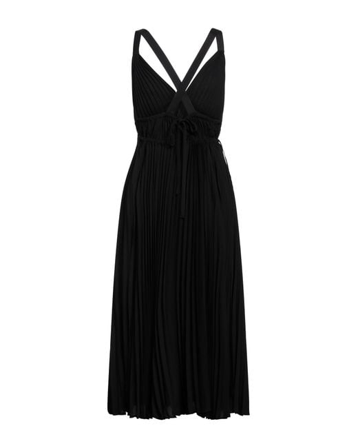 Proenza Schouler Black Midi-Kleid