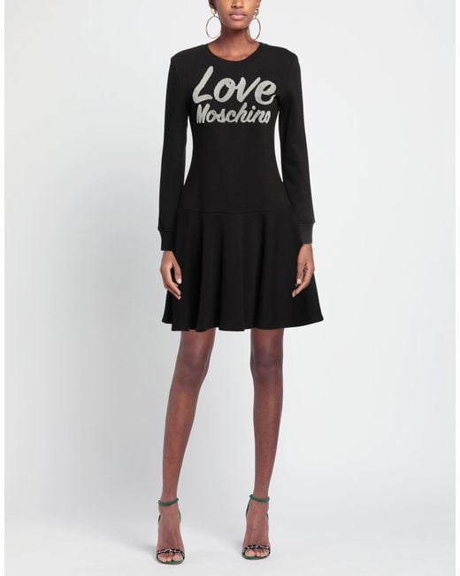 Love Moschino Black Mini Dress