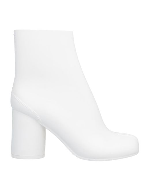 Maison Margiela White Ankle Boots