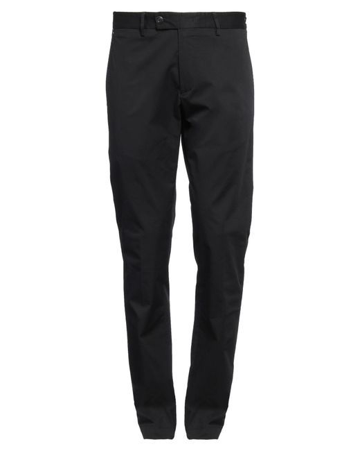 Messagerie Black Pants Cotton, Elastane for men