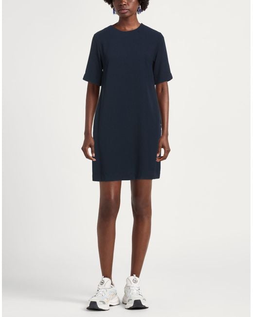 Ottod'Ame Blue Midnight Mini Dress Polyester