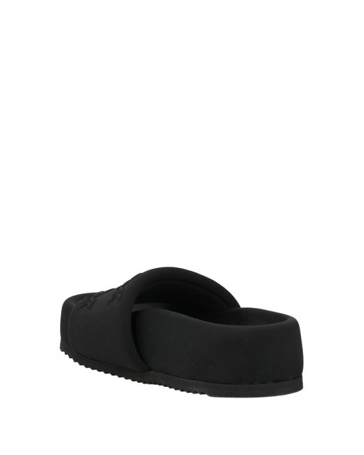 Vic Matié Black Sandals Textile Fibers
