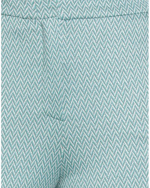 Liu Jo Blue Light Pants Viscose, Polyamide, Metallic Polyester, Elastane