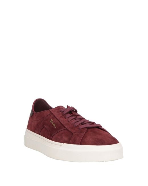 Santoni Purple Trainers for men