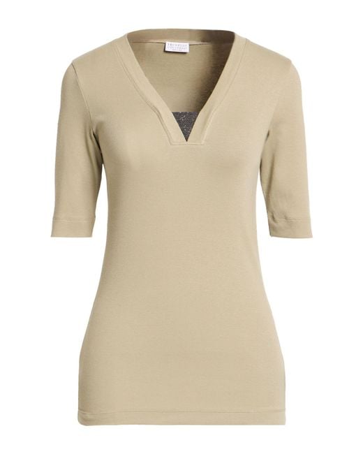 Brunello Cucinelli Natural T-Shirt