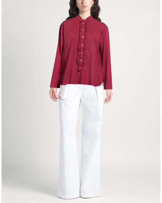 TREBARRABI® Red Garnet Top Cotton, Elastane