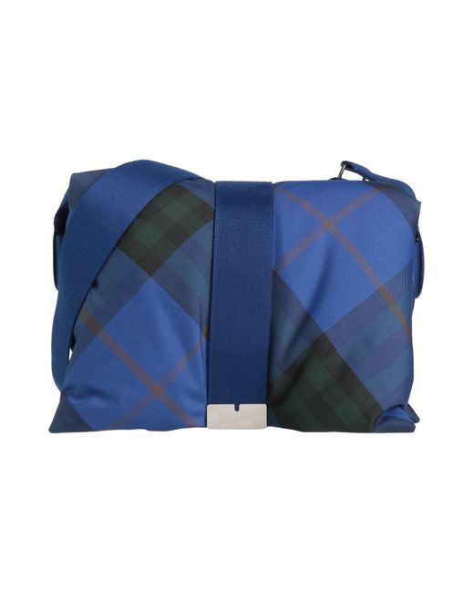 Burberry Blue Cross-Body Bag Polyester, Polyurethane for men